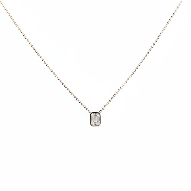 10Kt Classic Solitaire Pendant on Chain