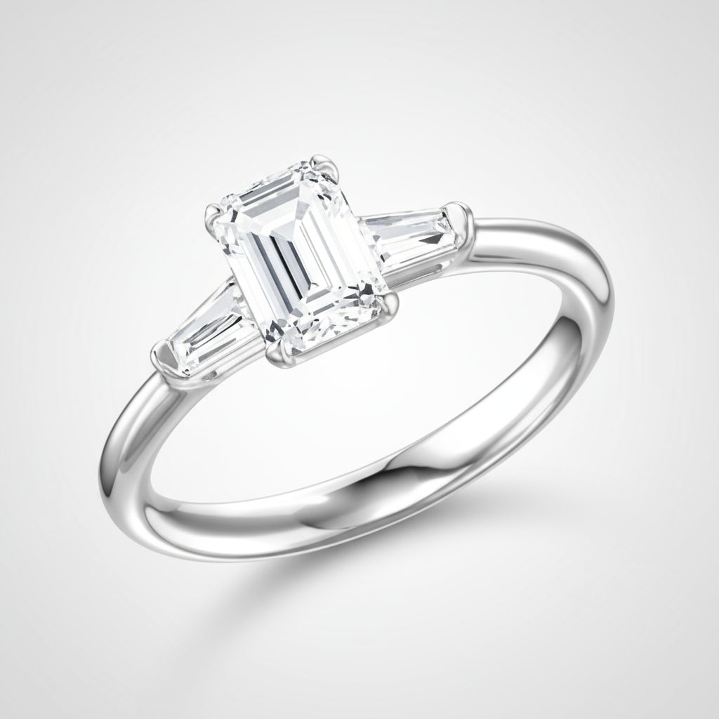 10Kt Sophisticated Emerald Ring