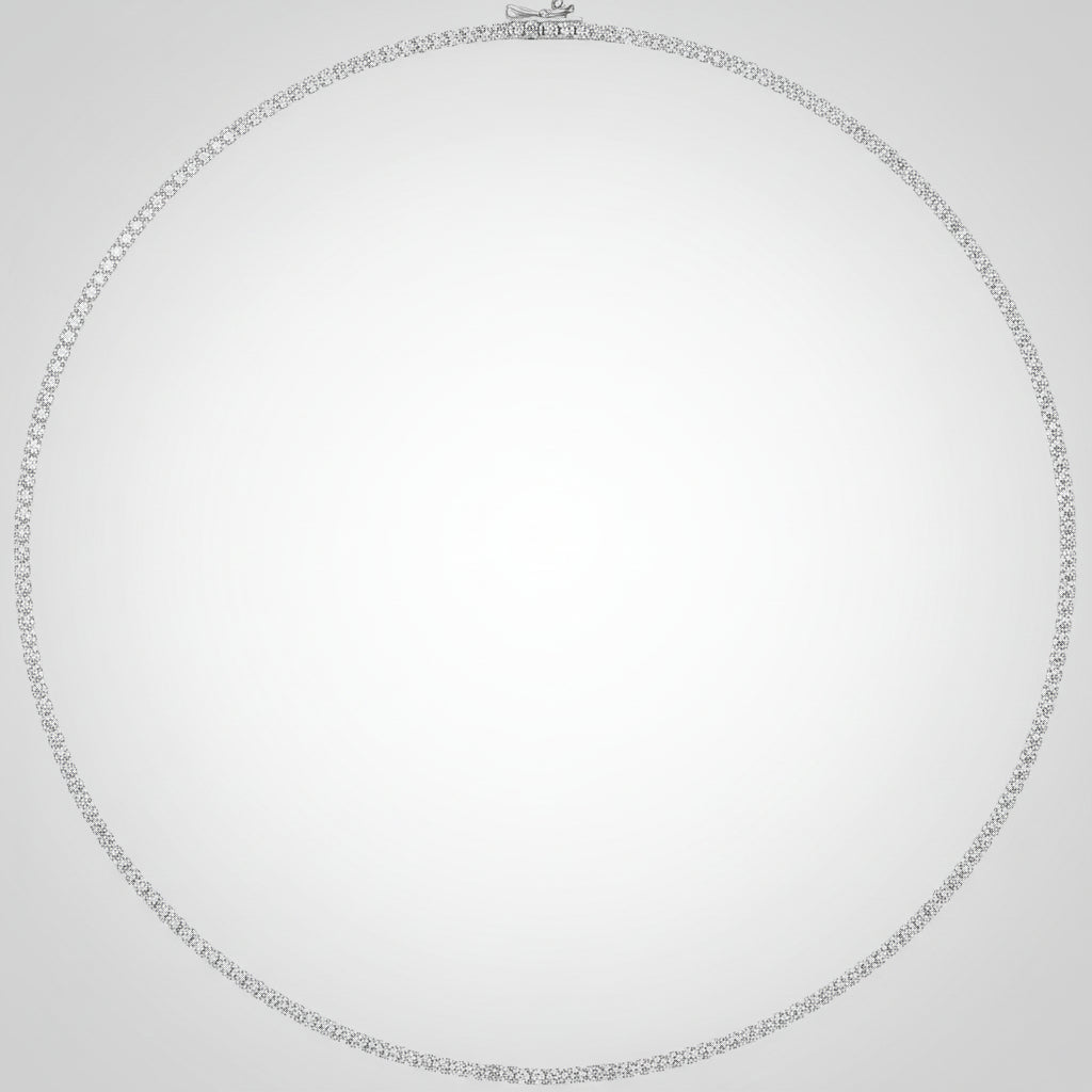 10Kt Tennis Necklace