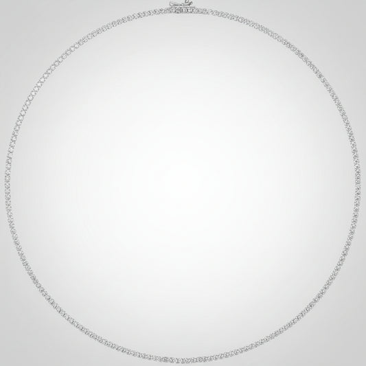 10Kt Tennis Necklace