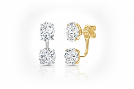 10Kt Fancy Lobe Earrings