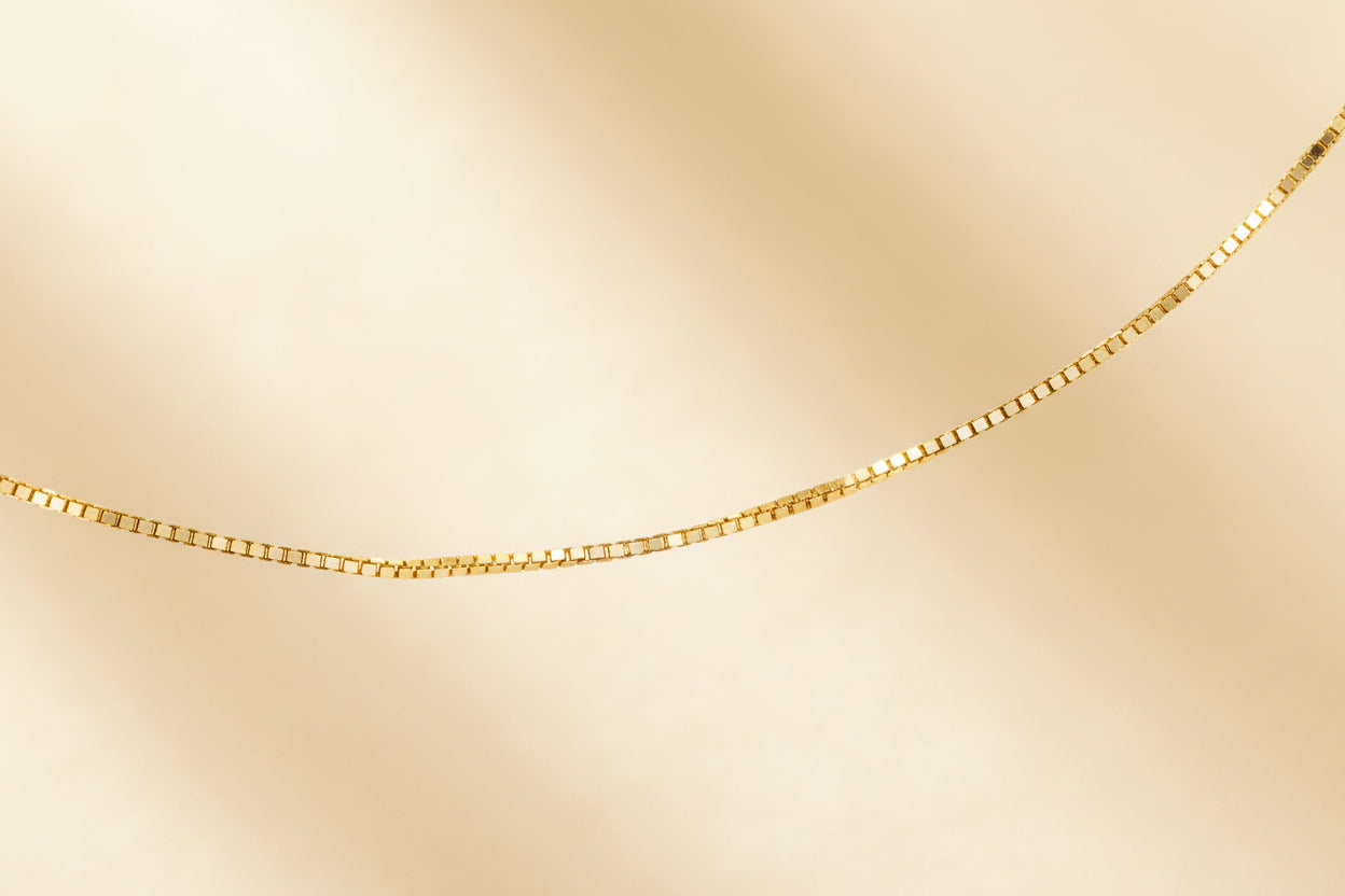 09Kt Solid Gold Italian Chain