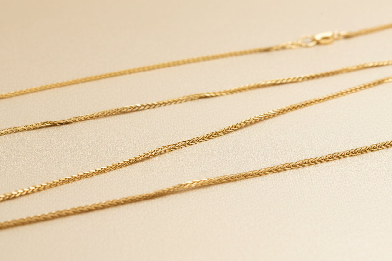 9Kt Solid Gold Italian Chain